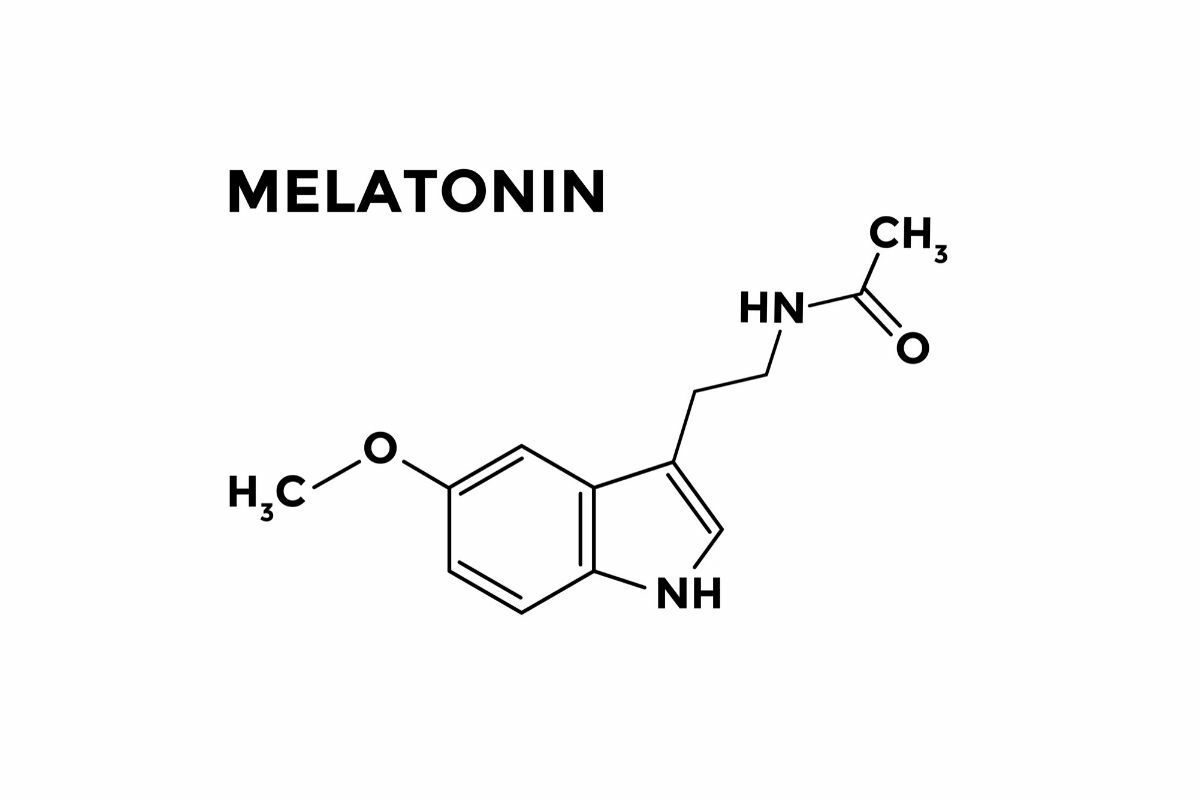 fórmula química de la melatonina