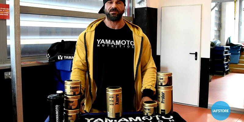 IFBB Pro Miha Zupan presenta la linea di prodotti Yamamoto Nutrition destinata ai fighter