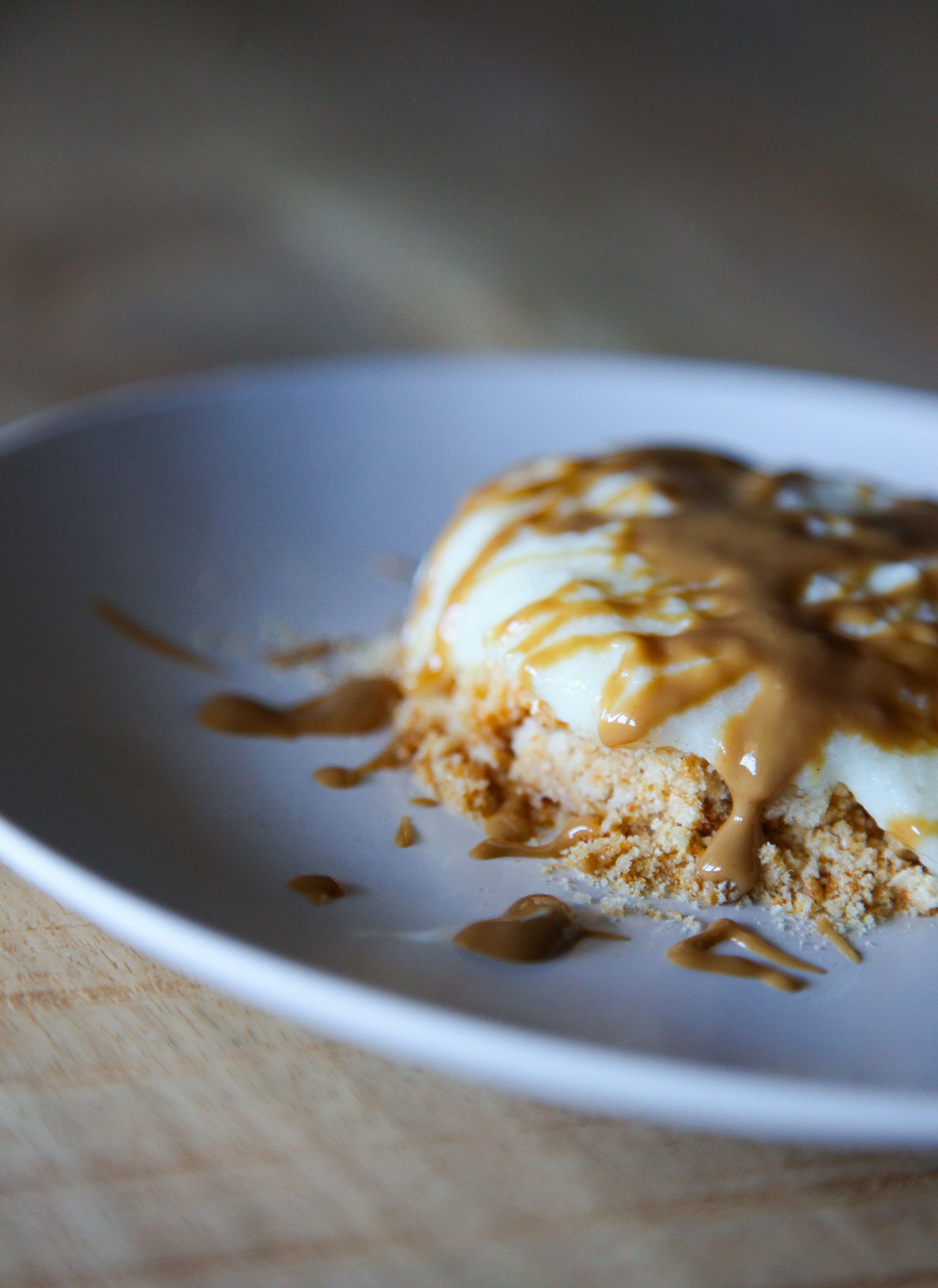 crema de arroz y leche con una base crujiente