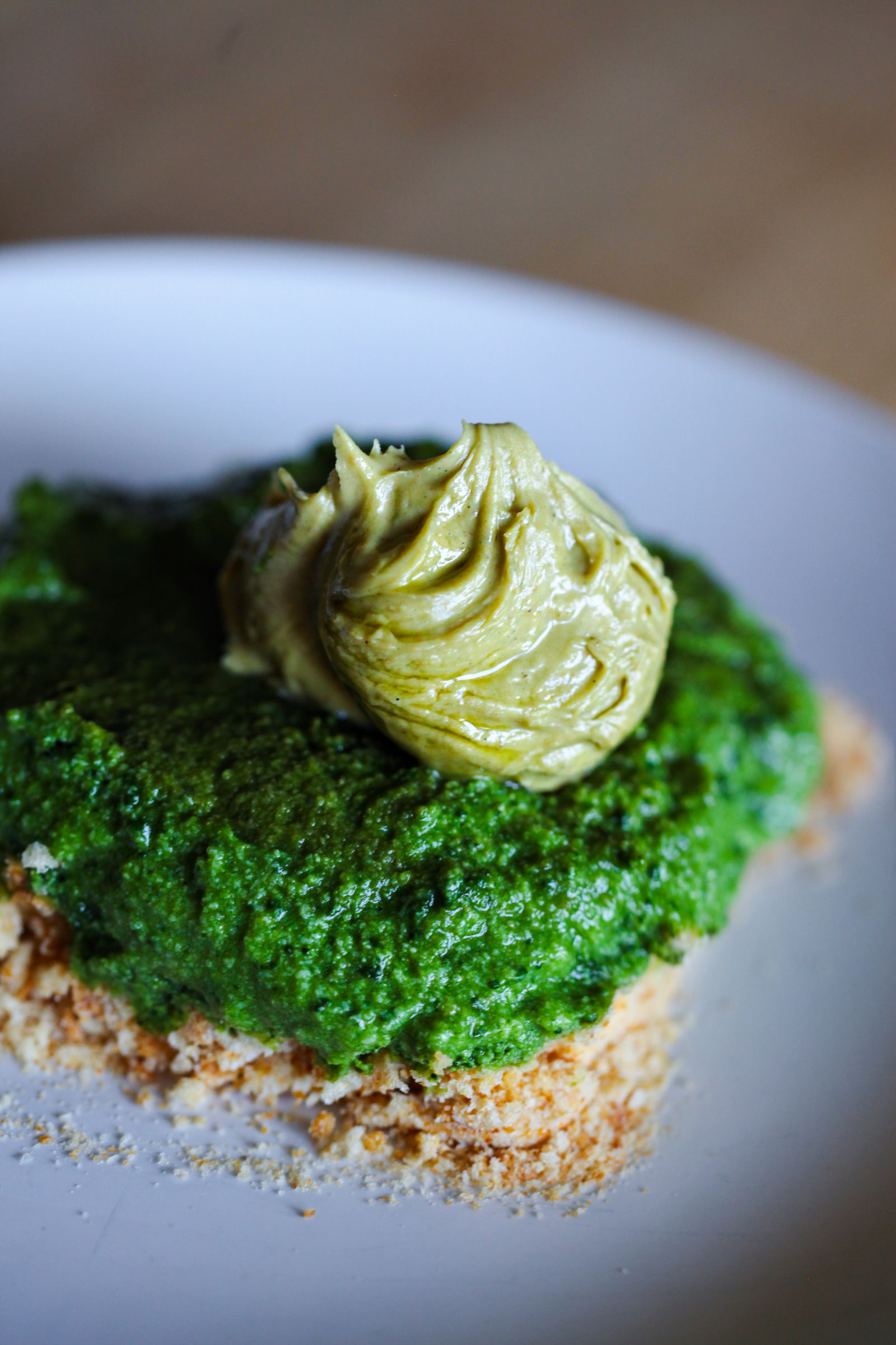 crema di riso con matcha