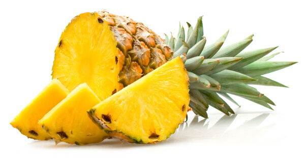 Pineapple, source of bromelain