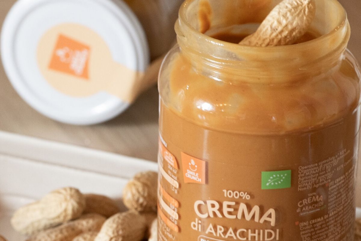 crema spalmabile alle arachidi smile crunch