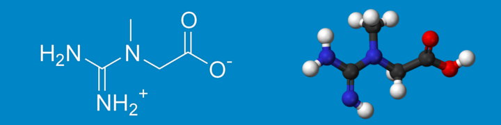 fórmula química de la creatina