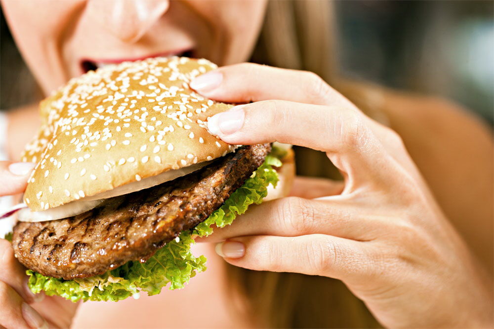 hamburger: uno dei cheat meals più frequenti