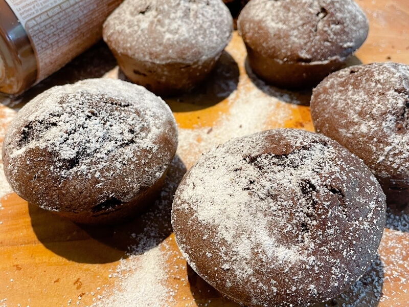 Gustosi e leggeri muffin al cioccolato
