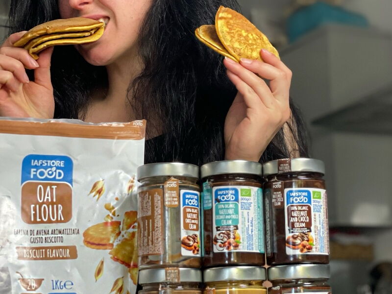 Buoni e dalle salutari proprietà... i nostri pancake zucca e cioccolato!