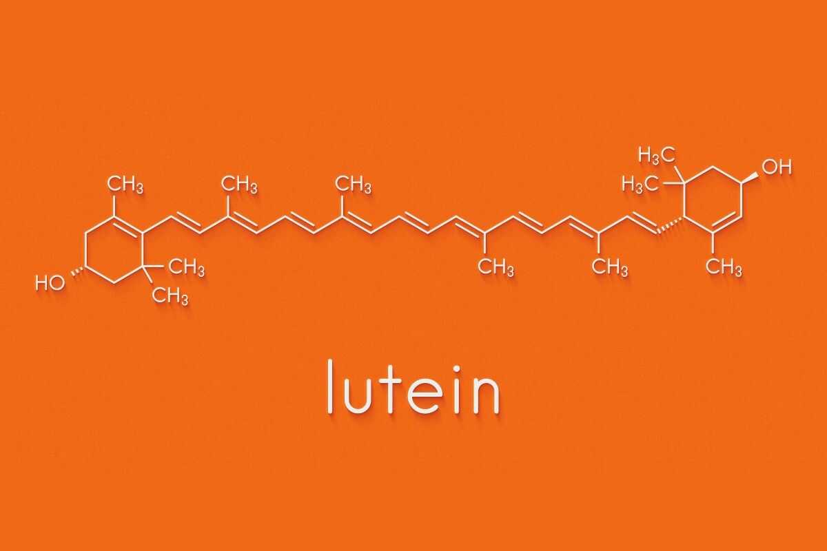 fórmula química de luteína