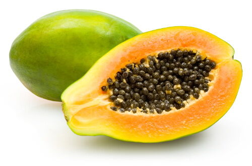 Papaya reich an Papain