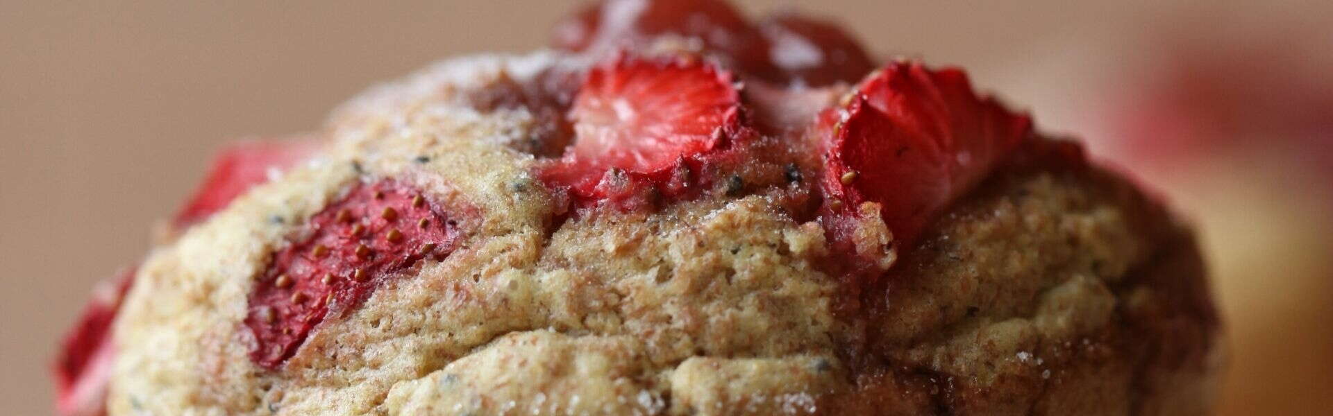Recette de muffin complet aux fraises