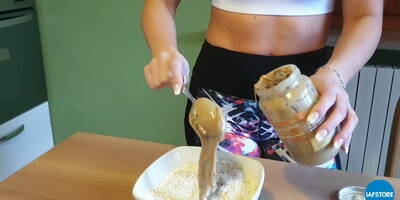 Barrette Proteiche Fatte in Casa | Con Avena e Crema di Arachidi