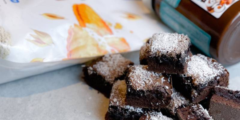 Delicious Brownie with sweet potatoes
