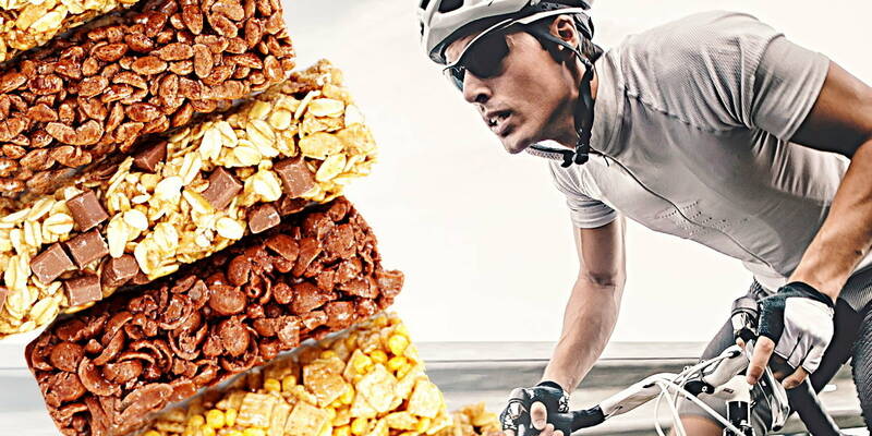 Energy bars for cycling and endurance sports