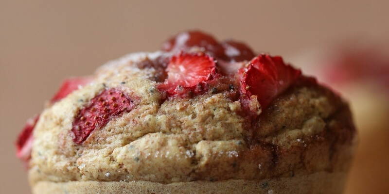 Recette de muffin complet aux fraises